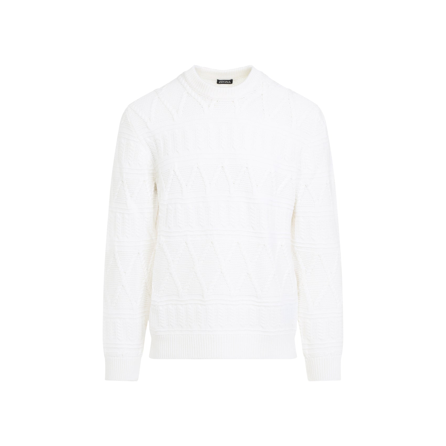 ZEGNA Pure Merino Wool Pullover for Men - SS25