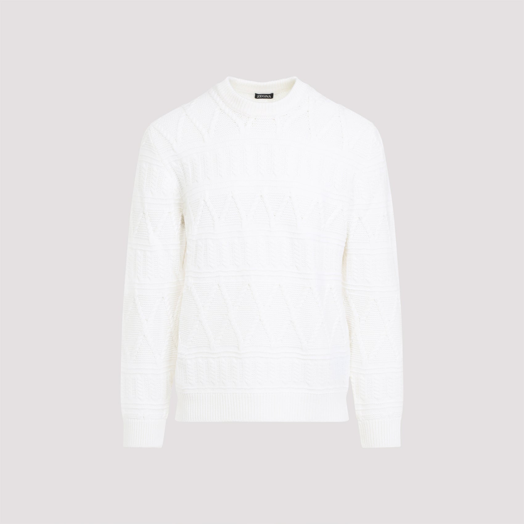 ZEGNA Pure Merino Wool Pullover for Men - SS25