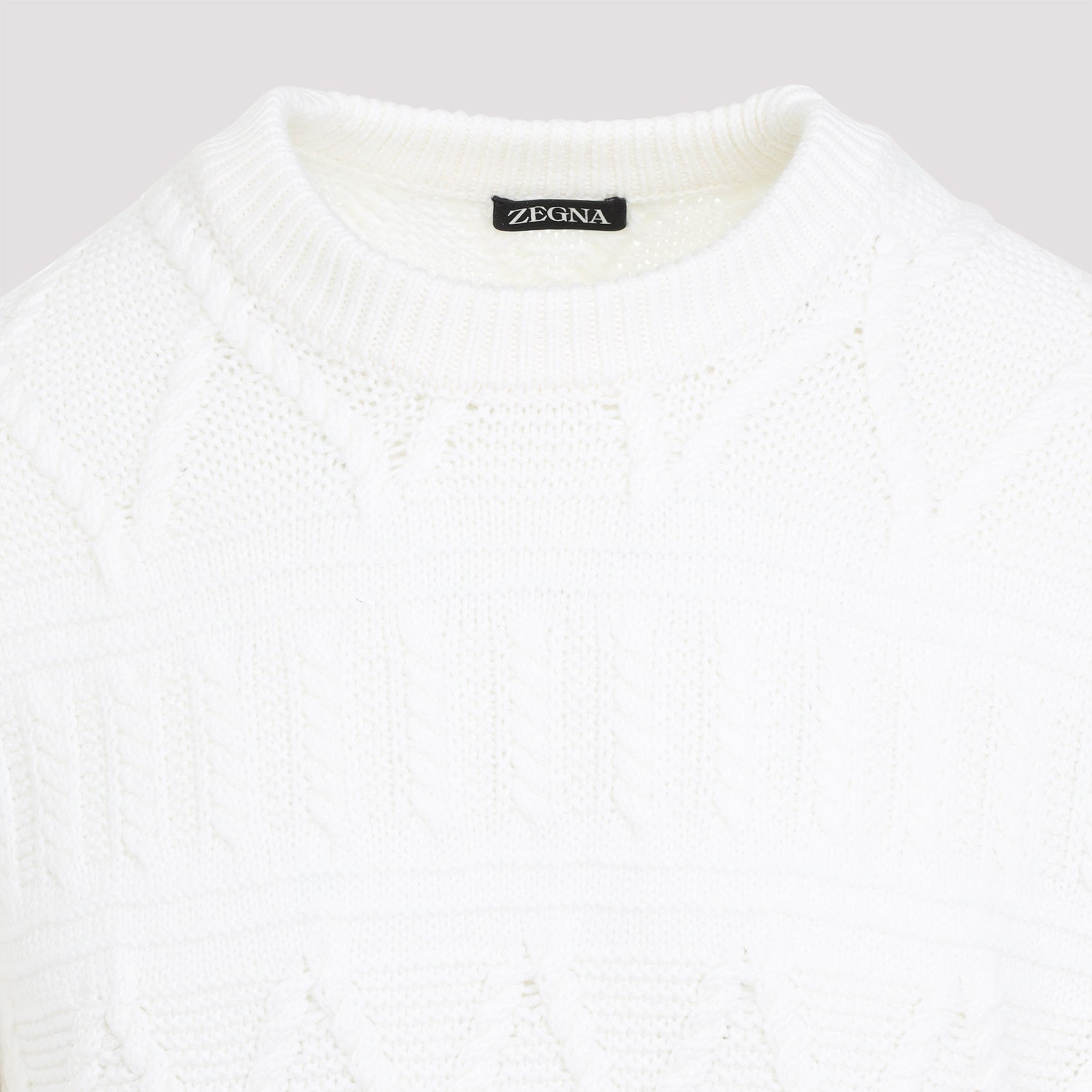 ZEGNA Pure Merino Wool Pullover for Men - SS25