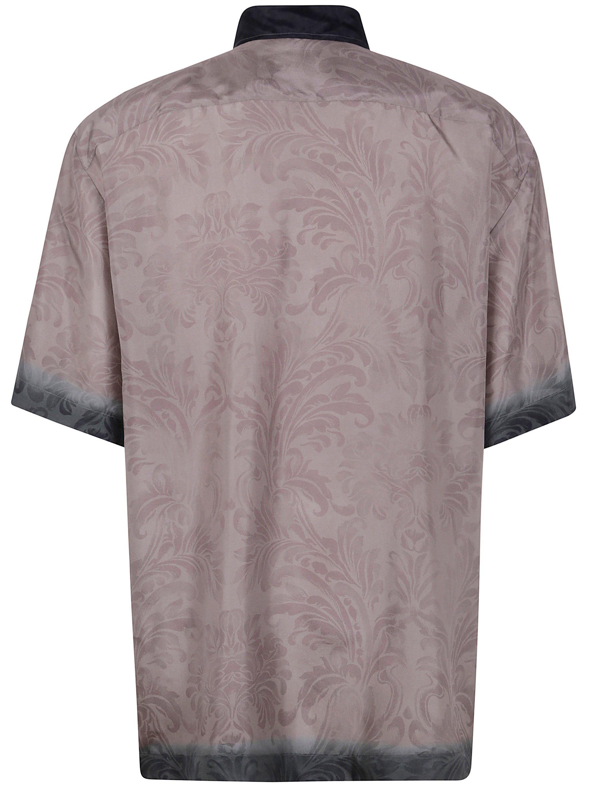 DRIES VAN NOTEN Short Sleeves Silk Shirt