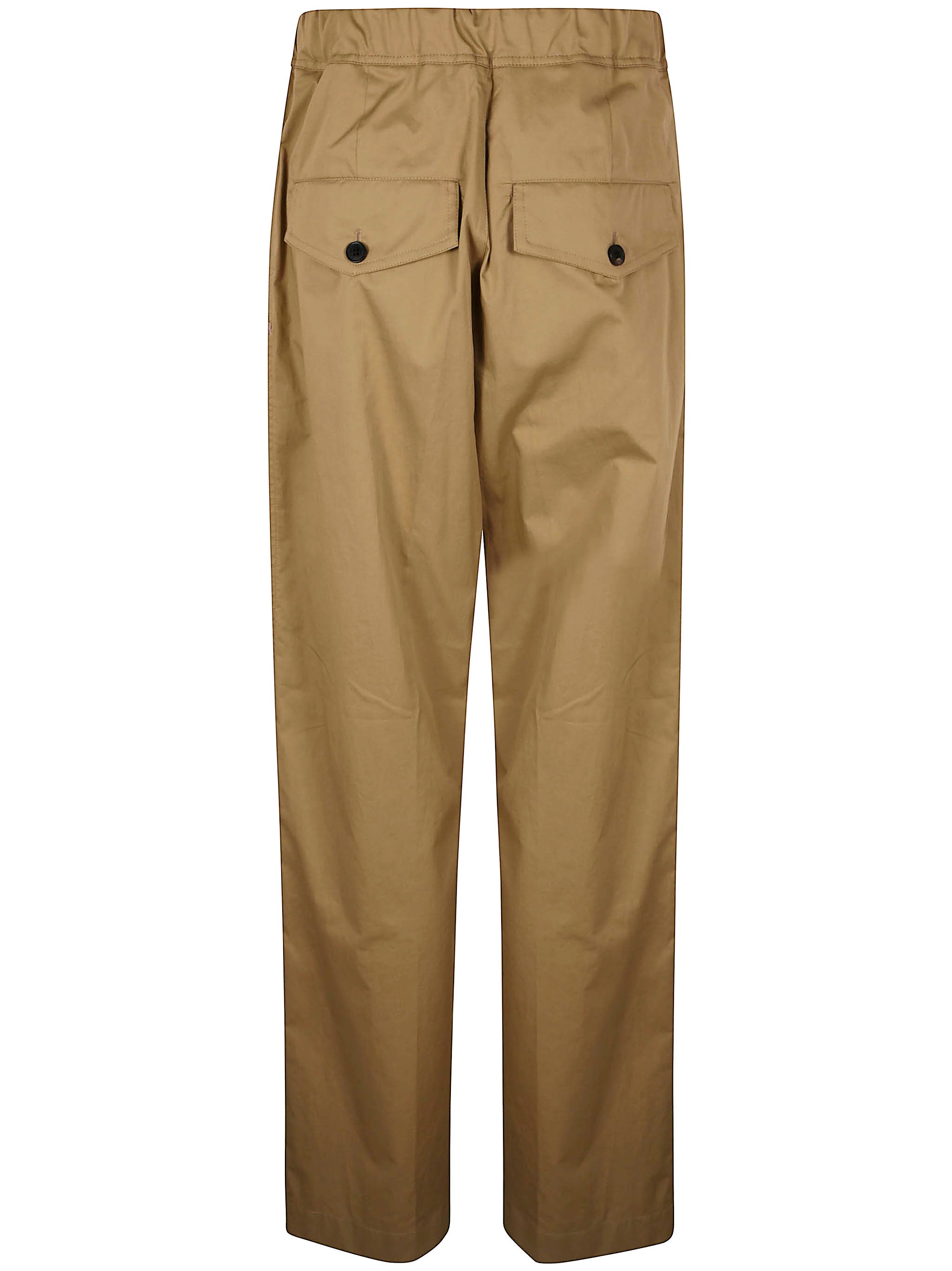 DRIES VAN NOTEN Wide Leg Trousers - SS25 Collection