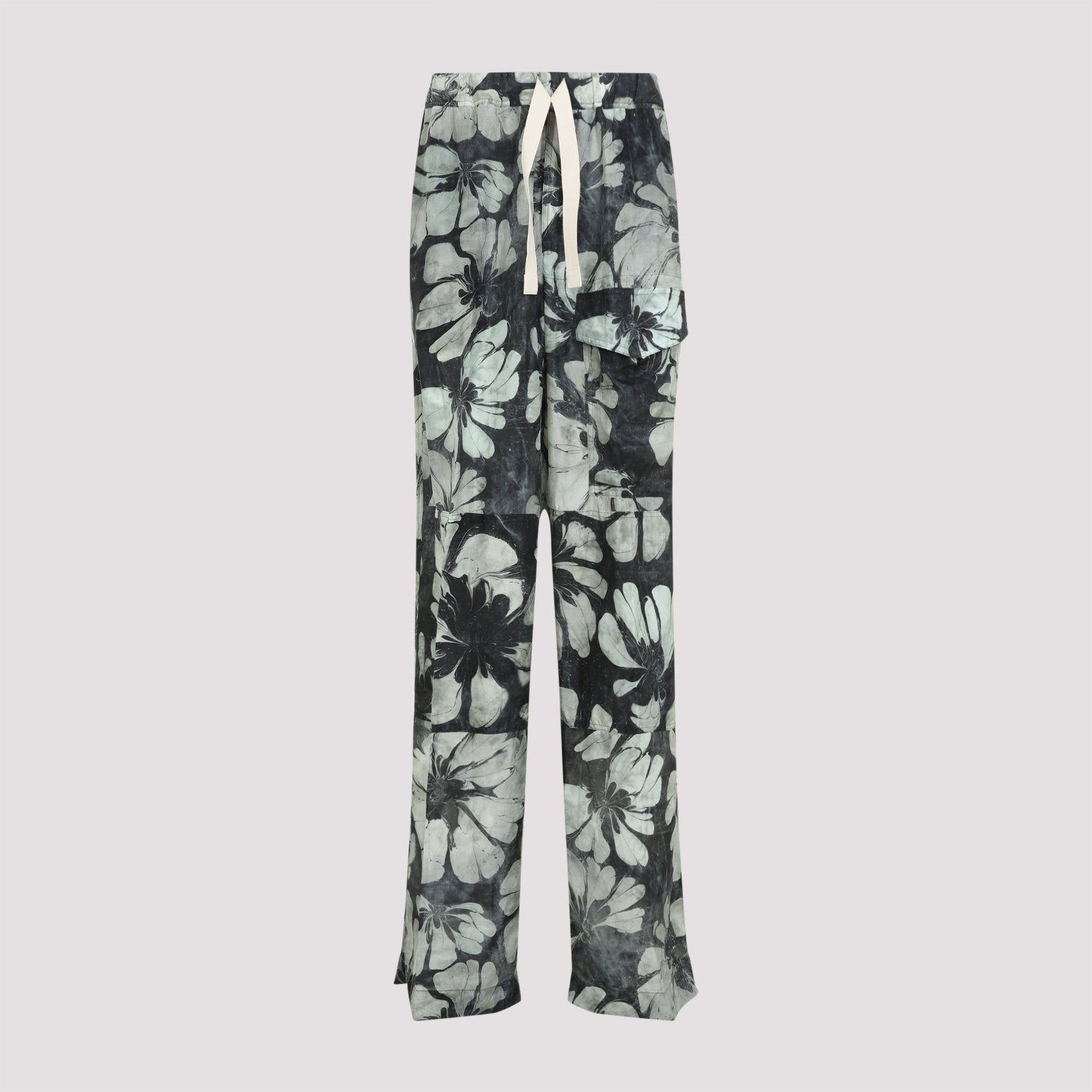 DRIES VAN NOTEN Elegant Silk Pants for Men - SS25 Collection