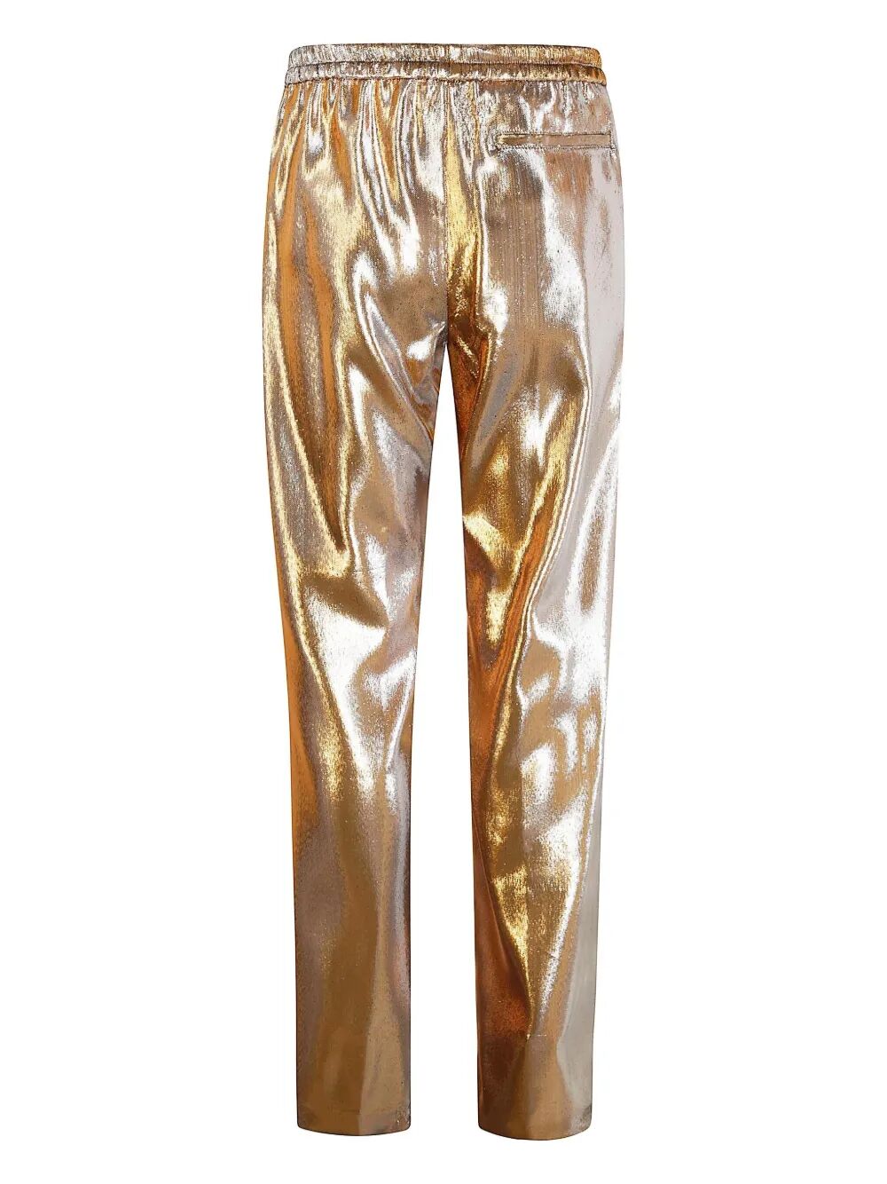DRIES VAN NOTEN Metallic Trousers for Men - SS25