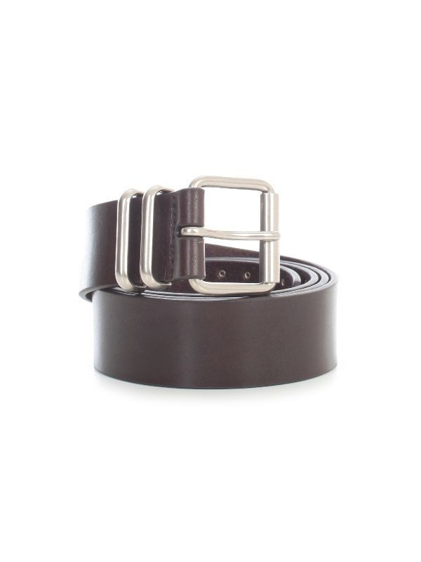 DRIES VAN NOTEN Buckle Leather Belt for Men
