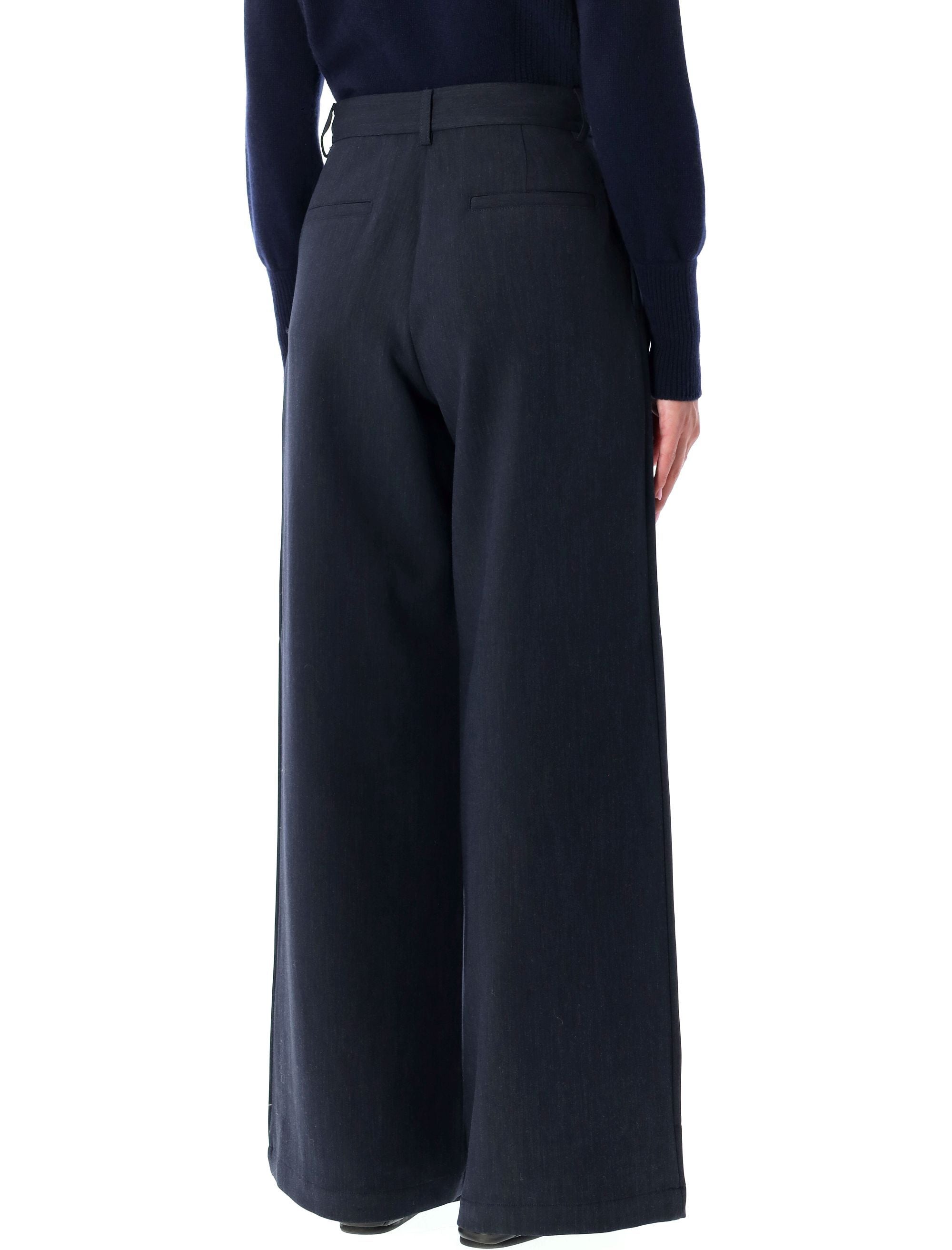 SESSUN Wide-Leg Trousers Size 36 with Masculine Inspiration