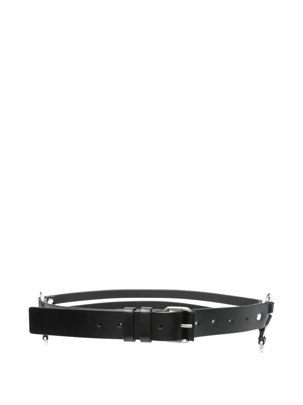 ANN DEMEULEMEESTER Double Ring 3.5cm Mini Belt
