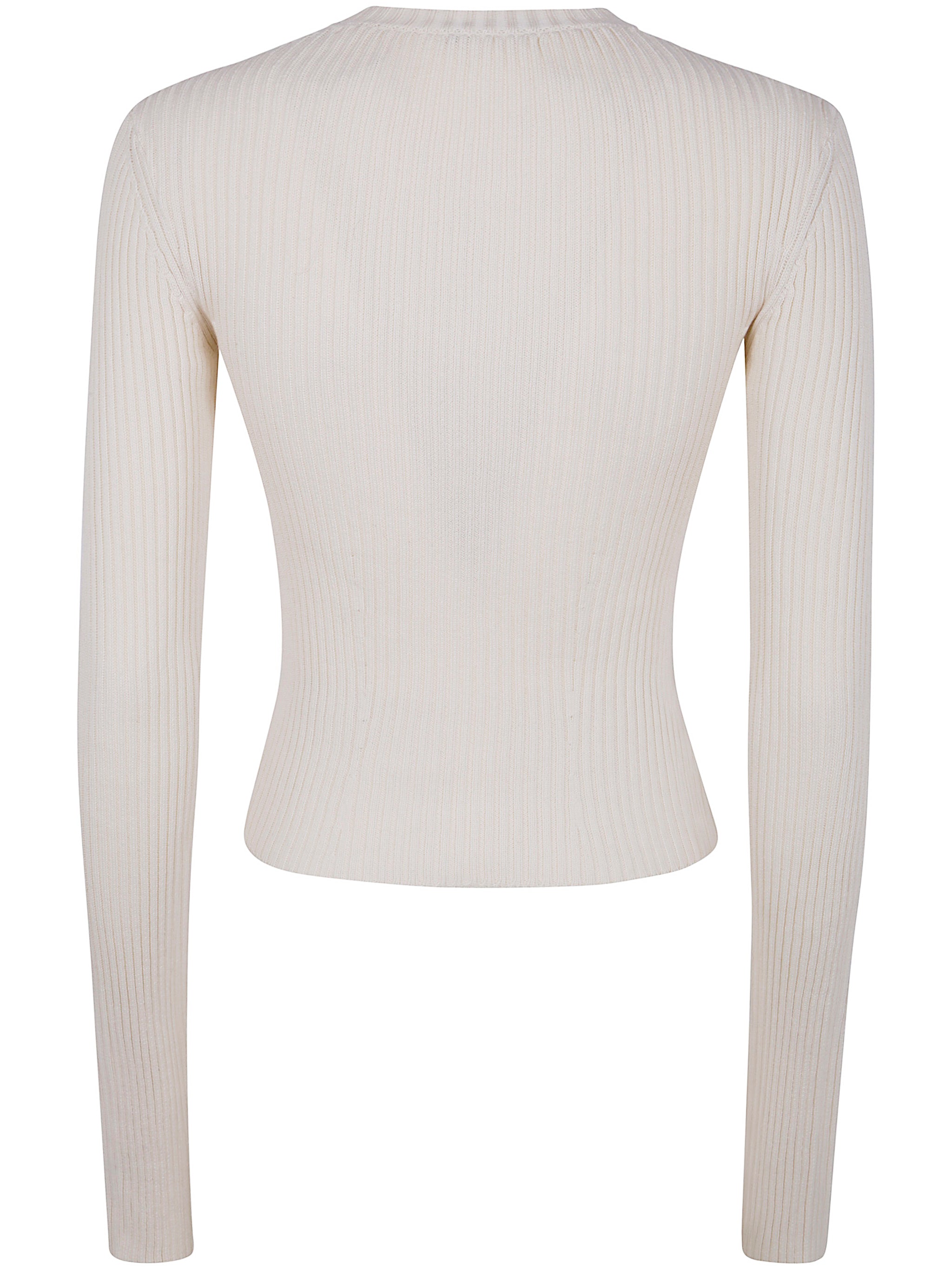 ANN DEMEULEMEESTER Cropped Zipped Cardigan in Cotton Blend