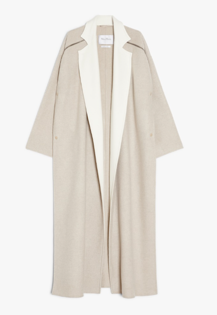MAX MARA Wool Cashmere Coat for Women - SS25 Collection