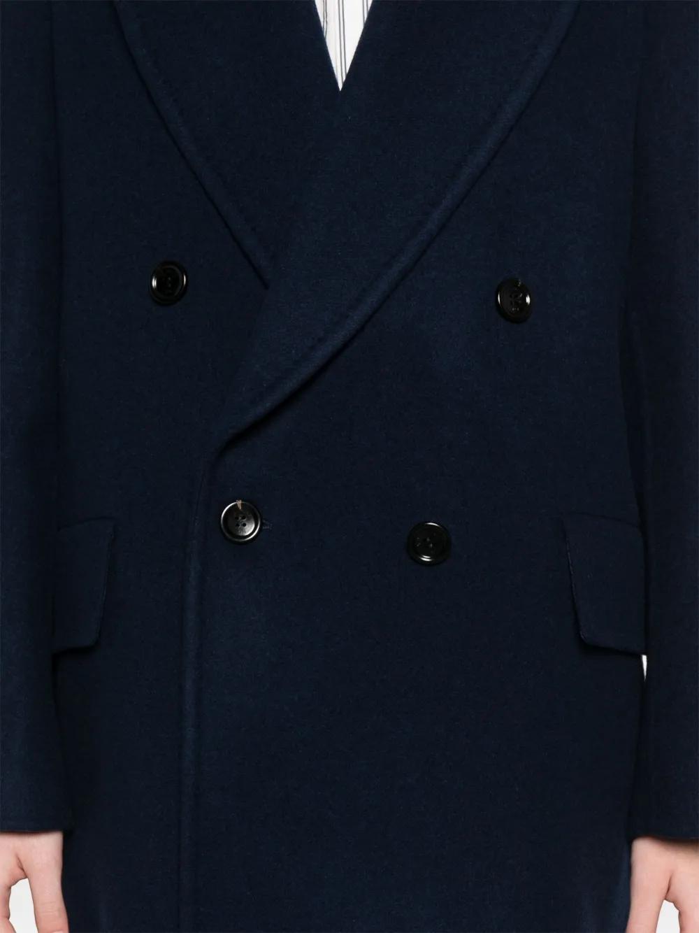 MAX MARA Double Breasted Wool Cashmere Jacket (Size 38)