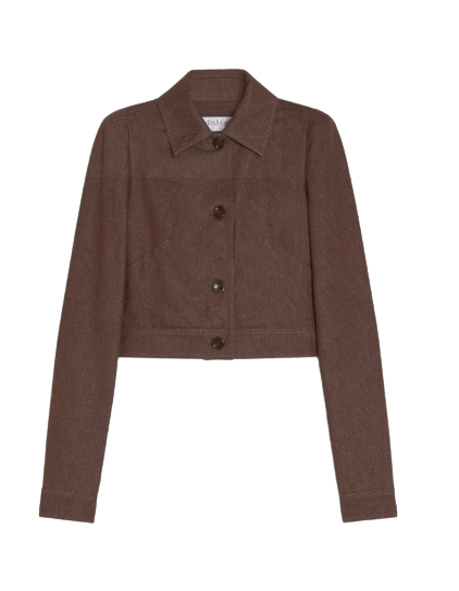 MAX MARA Front Buttoned Jacket with Waist Tabs for Women
