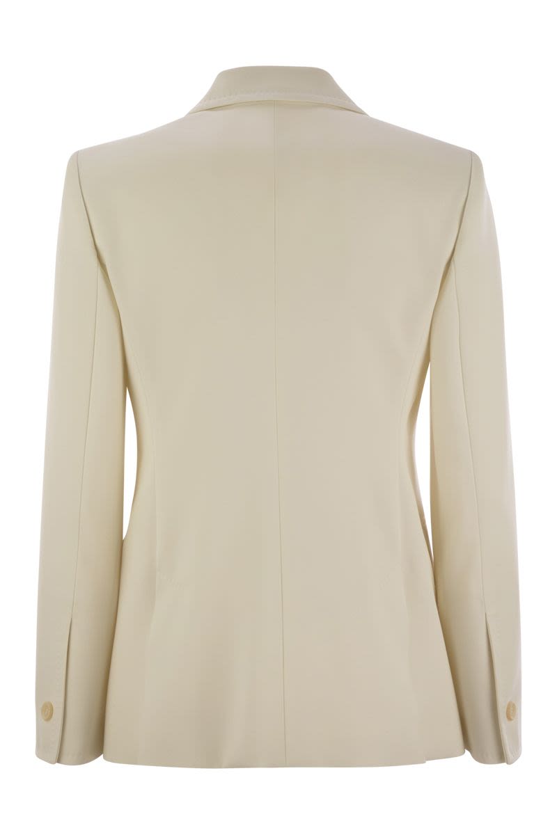 MAX MARA Tailored Wool Gabardine Blazer