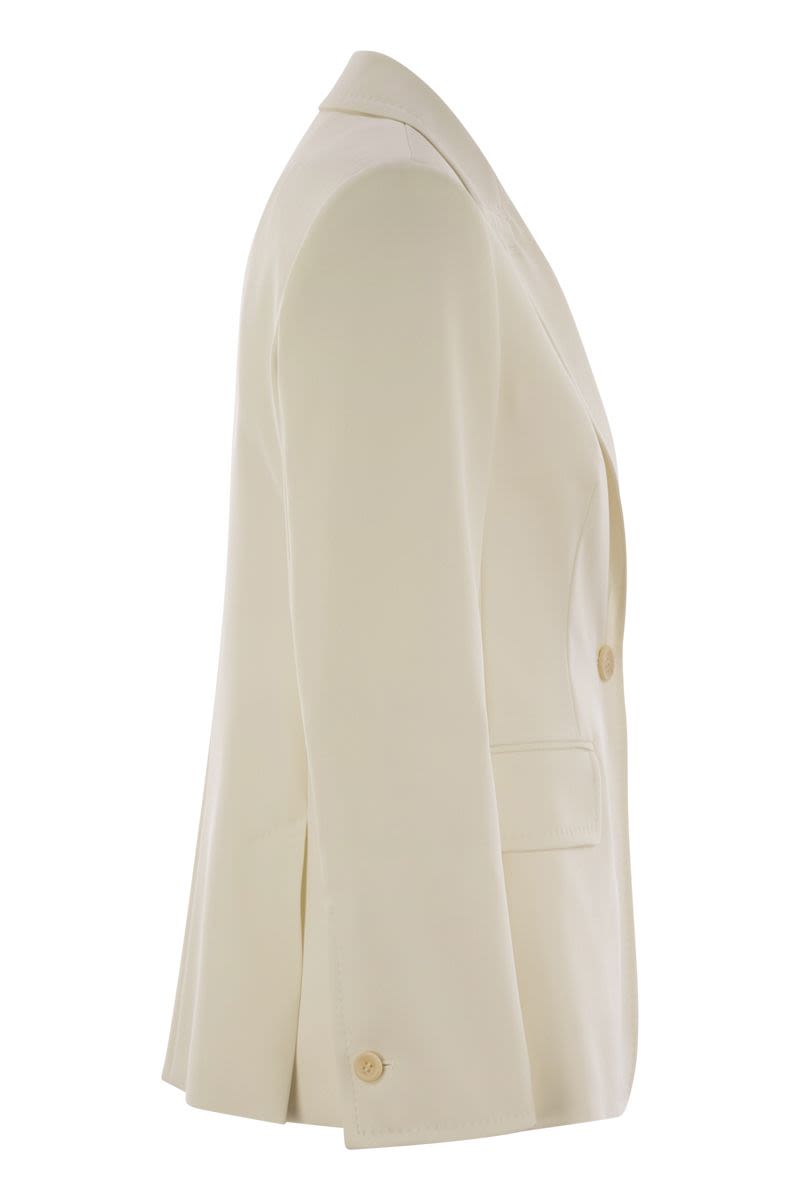 MAX MARA Tailored Wool Gabardine Blazer