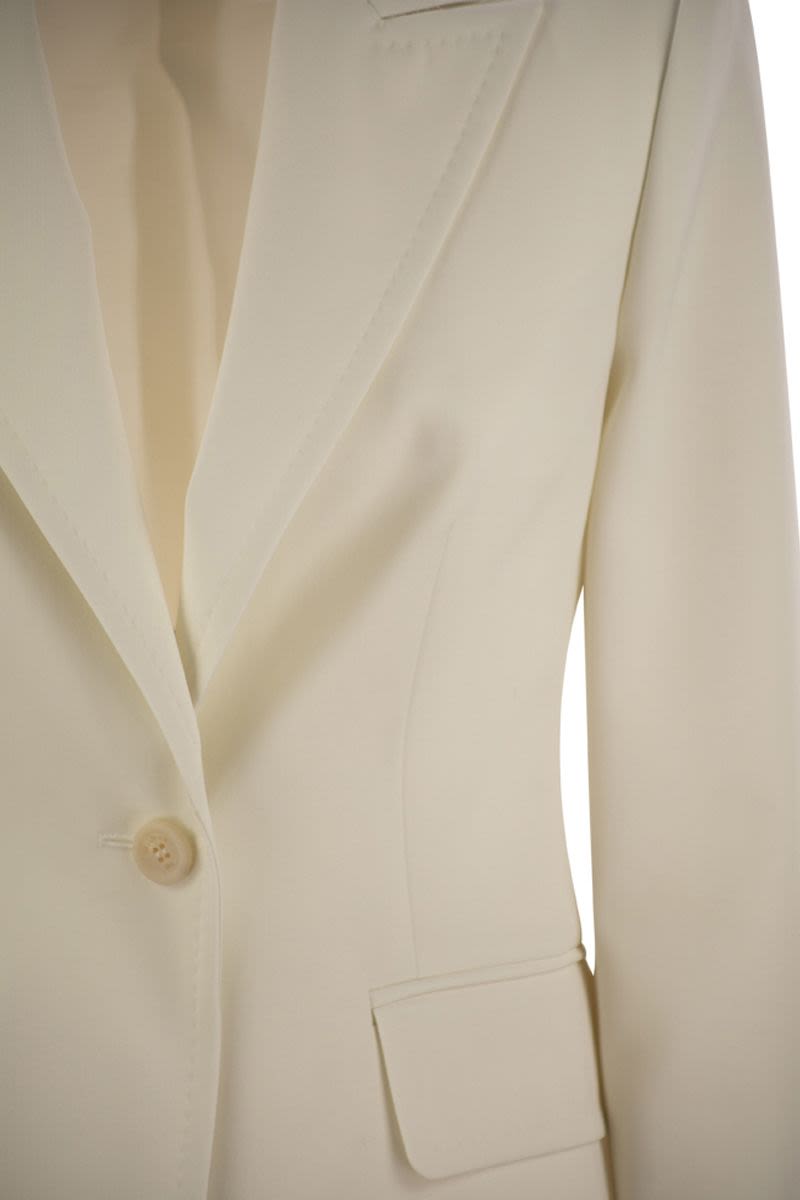 MAX MARA Tailored Wool Gabardine Blazer