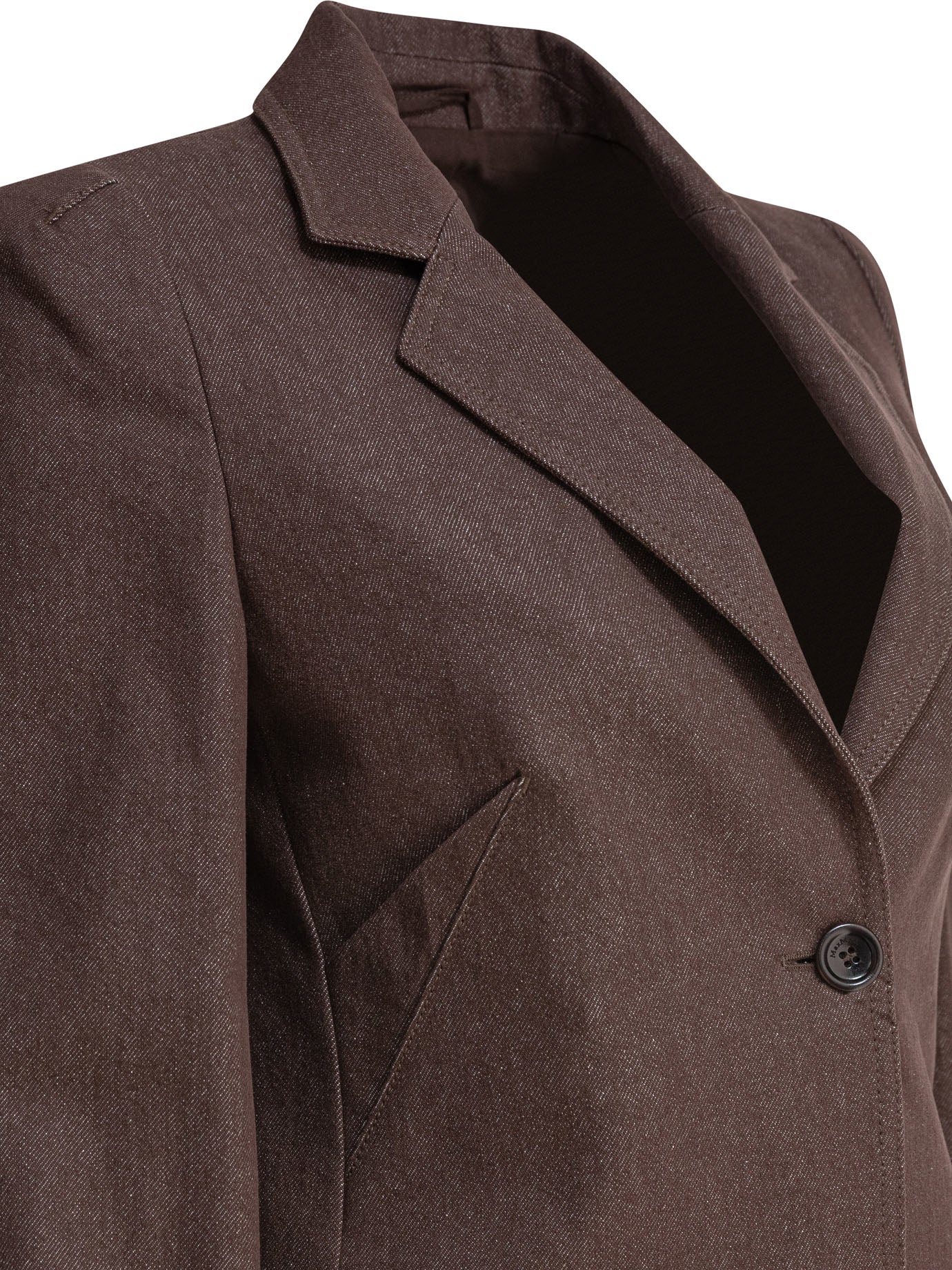 MAX MARA Denim-Effect Cotton Blazer for Women