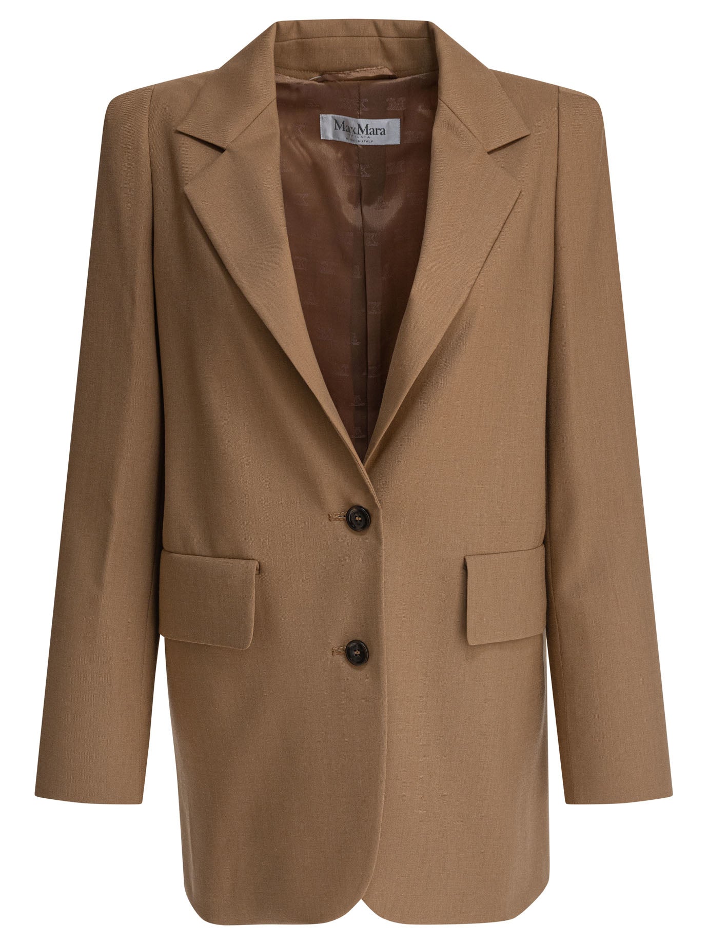 MAX MARA Single-breasted Blazer in an Elongated Fit