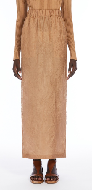 MAX MARA Elastic Waist Mini Skirt with Pockets