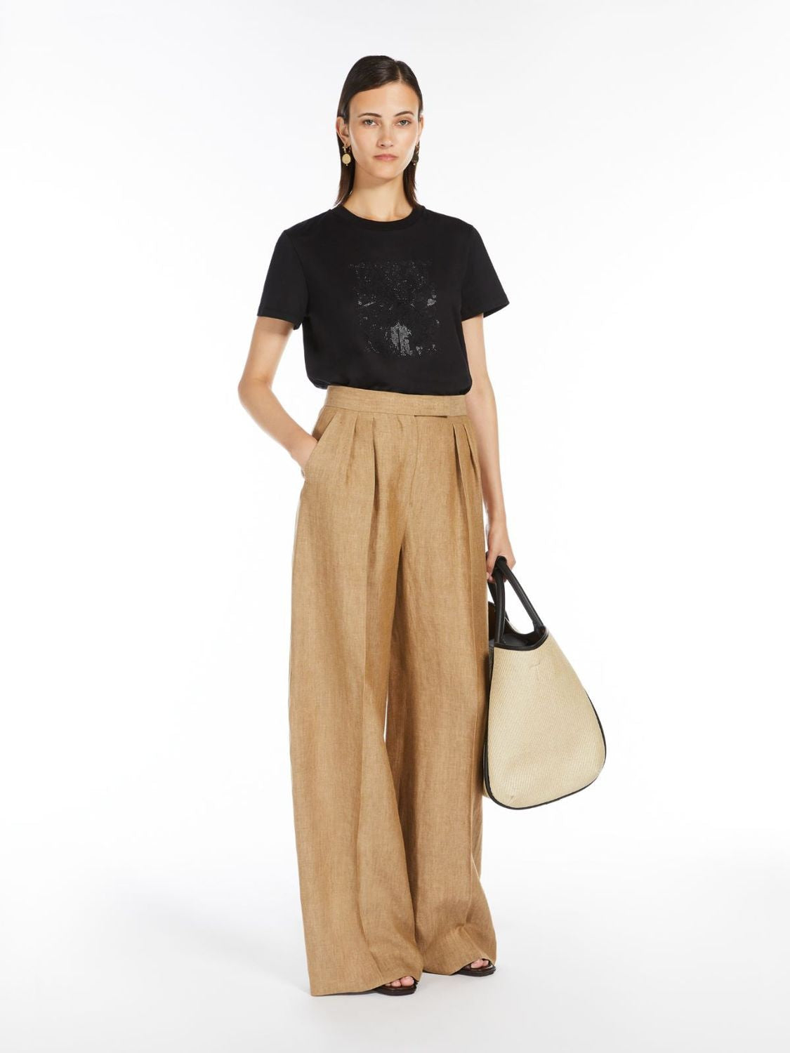 MAX MARA Women’s Elegant Long Trousers - SS25 Collection
