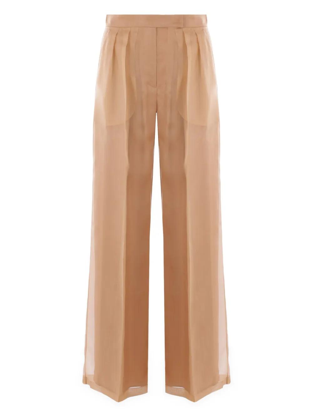 MAX MARA Wide Leg Silk Trousers 40 IT
