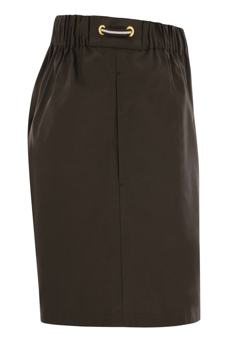 MAX MARA Chic Popeline Mini Shorts for Women