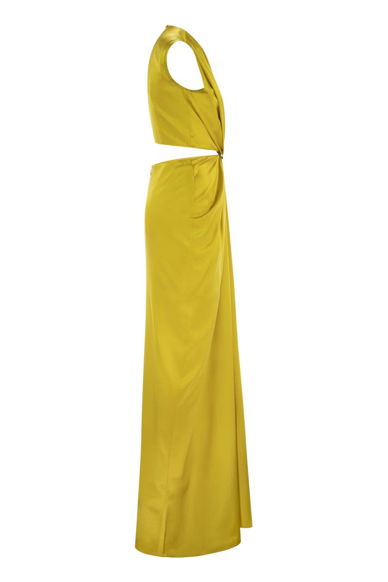 MAX MARA Silk Satin Hourglass Dress