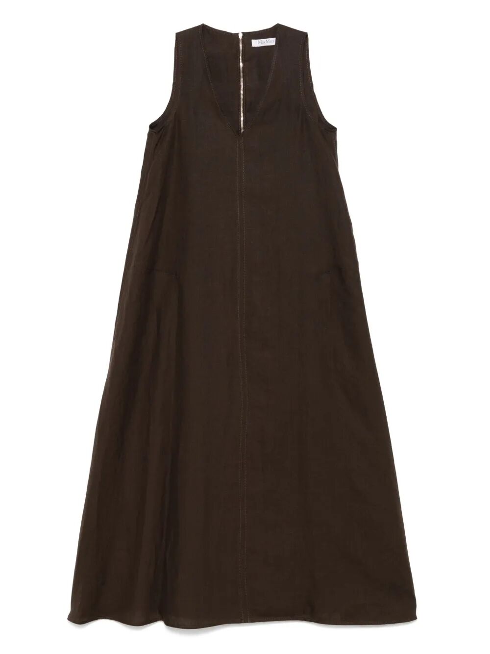 MAX MARA Sleeveless Linen Dress