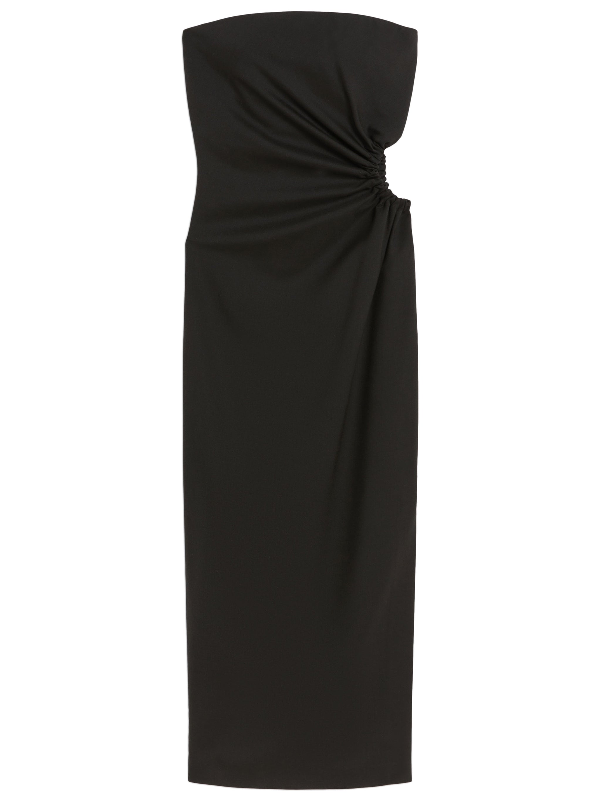 MAX MARA Asymmetrical Cut-Out Mini Dress (Size 36)