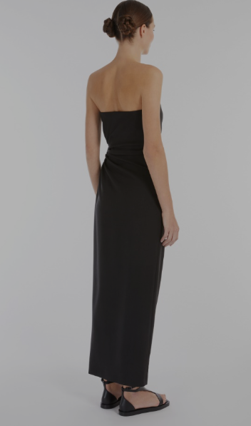 MAX MARA Sleeveless Gathered Mini Dress with Side Zip
