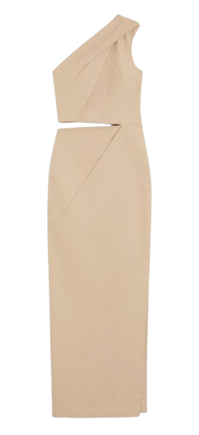 MAX MARA Concealed Zip Asymmetric Dress