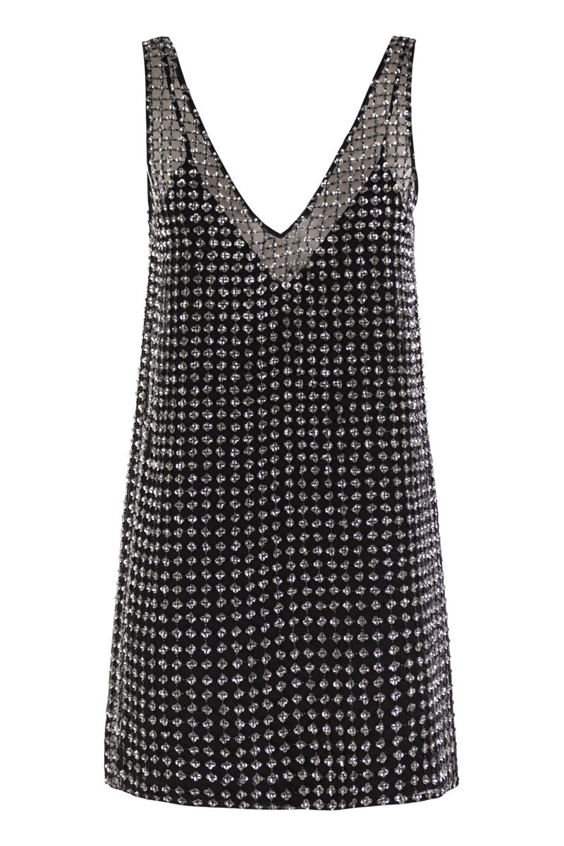 MAX MARA Mini Sleeveless Sequin Dress