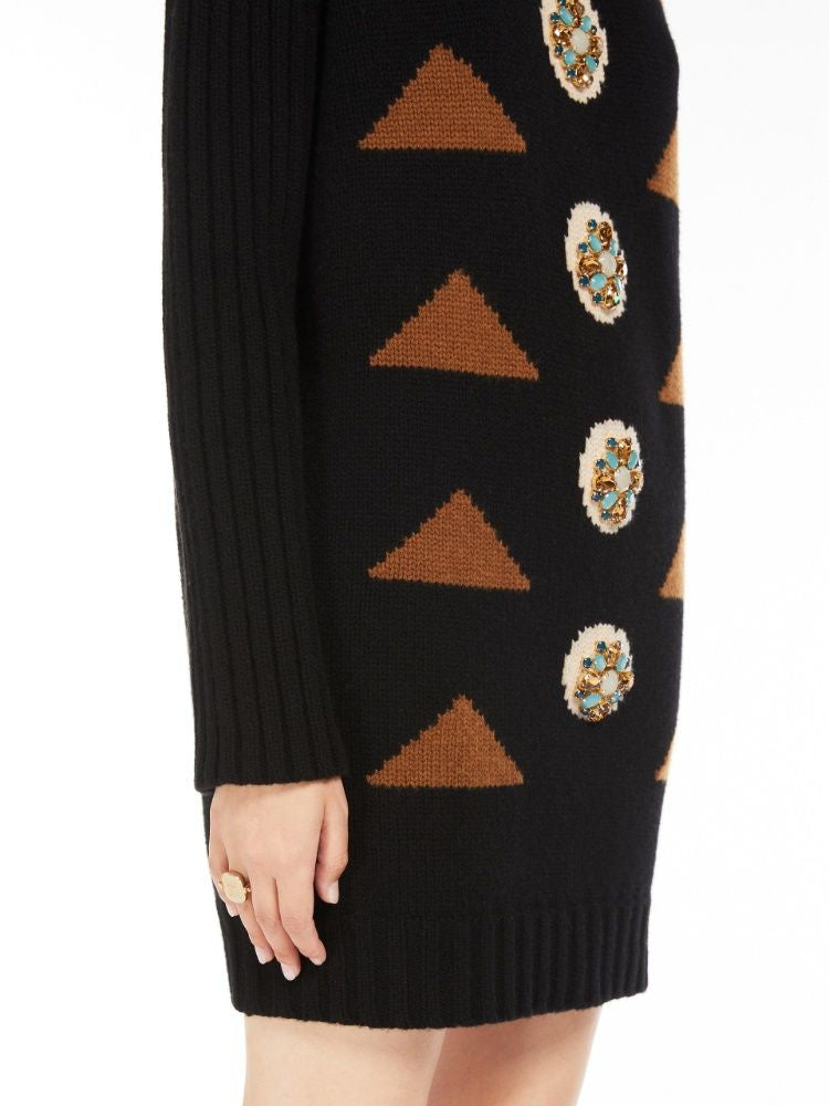 MAX MARA Chic Knit Dress Mini for Women - SS25