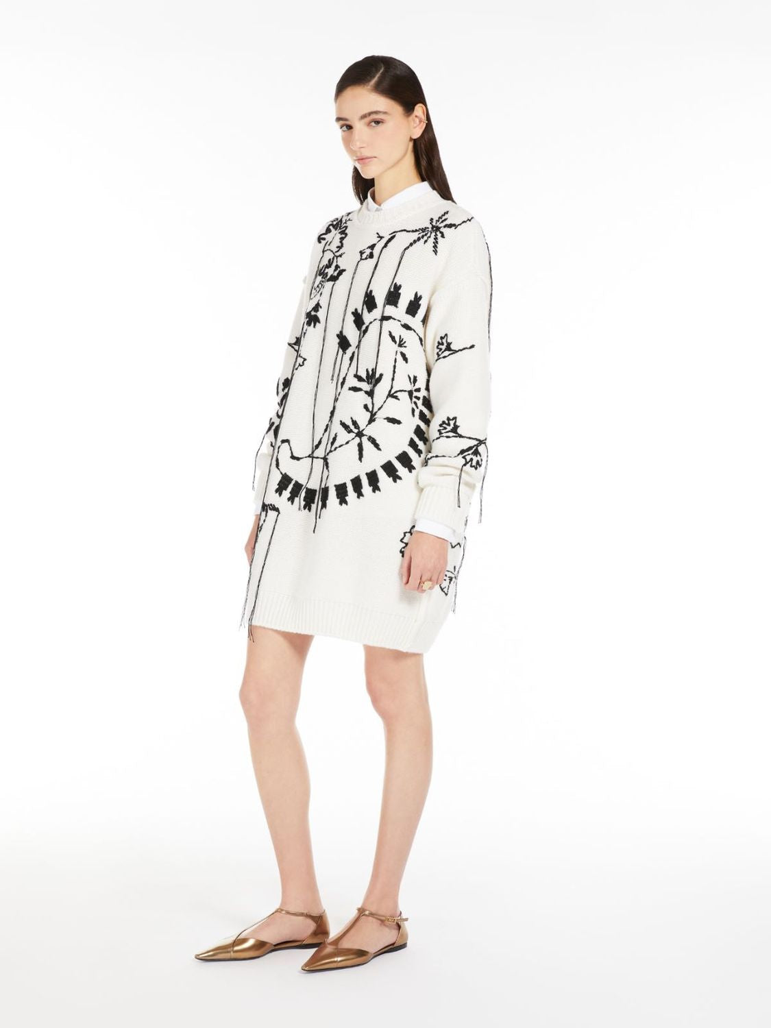 MAX MARA Elegant Knit Mini Dress for Women