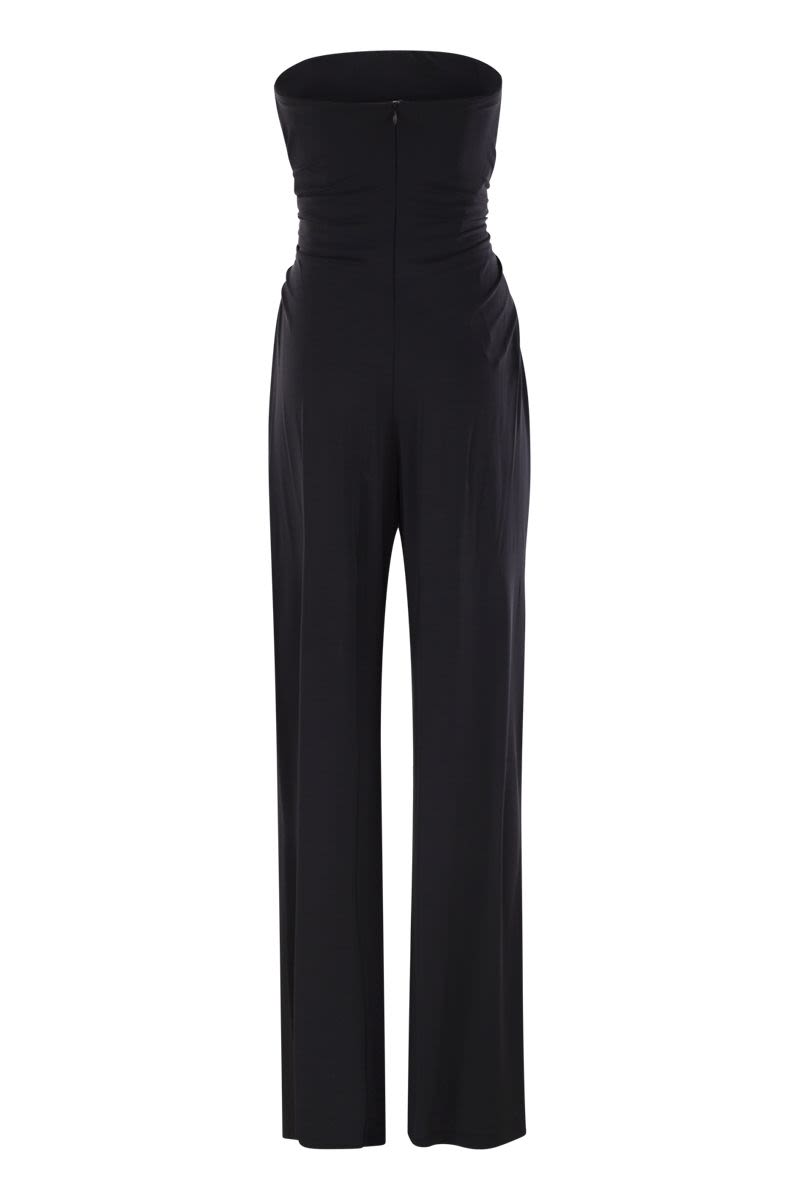 MAX MARA Soft Viscose Bustier Jumpsuit