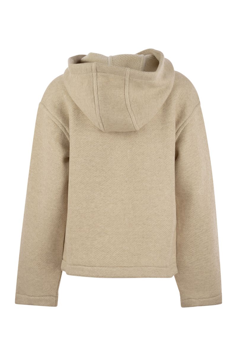 MAX MARA Oversized Embroidered Hoodie T-Shirt