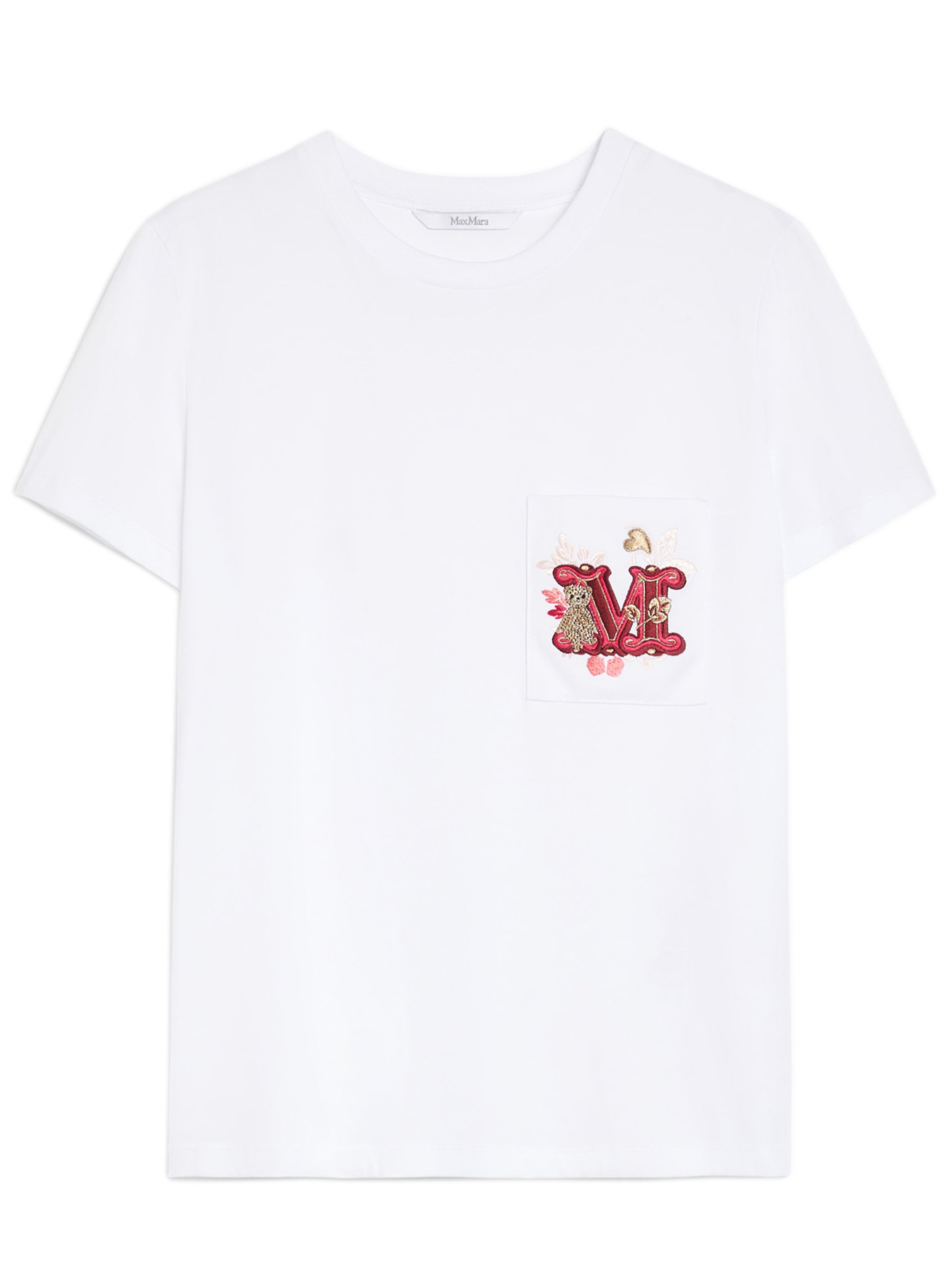 MAX MARA Embroidered Monogram T-Shirt - Size S