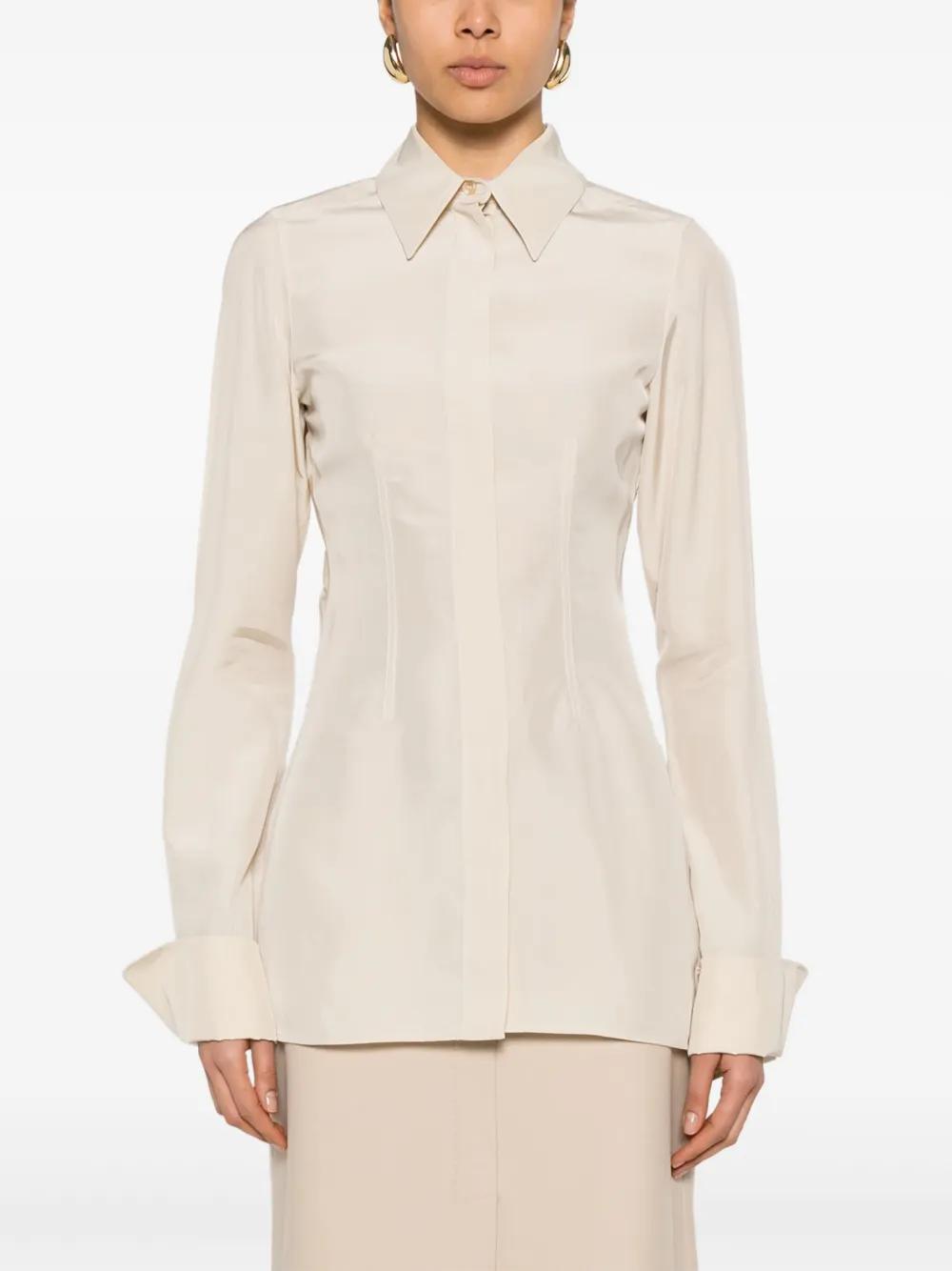 SPORTMAX Slim Fit Shirt - Size 40 IT