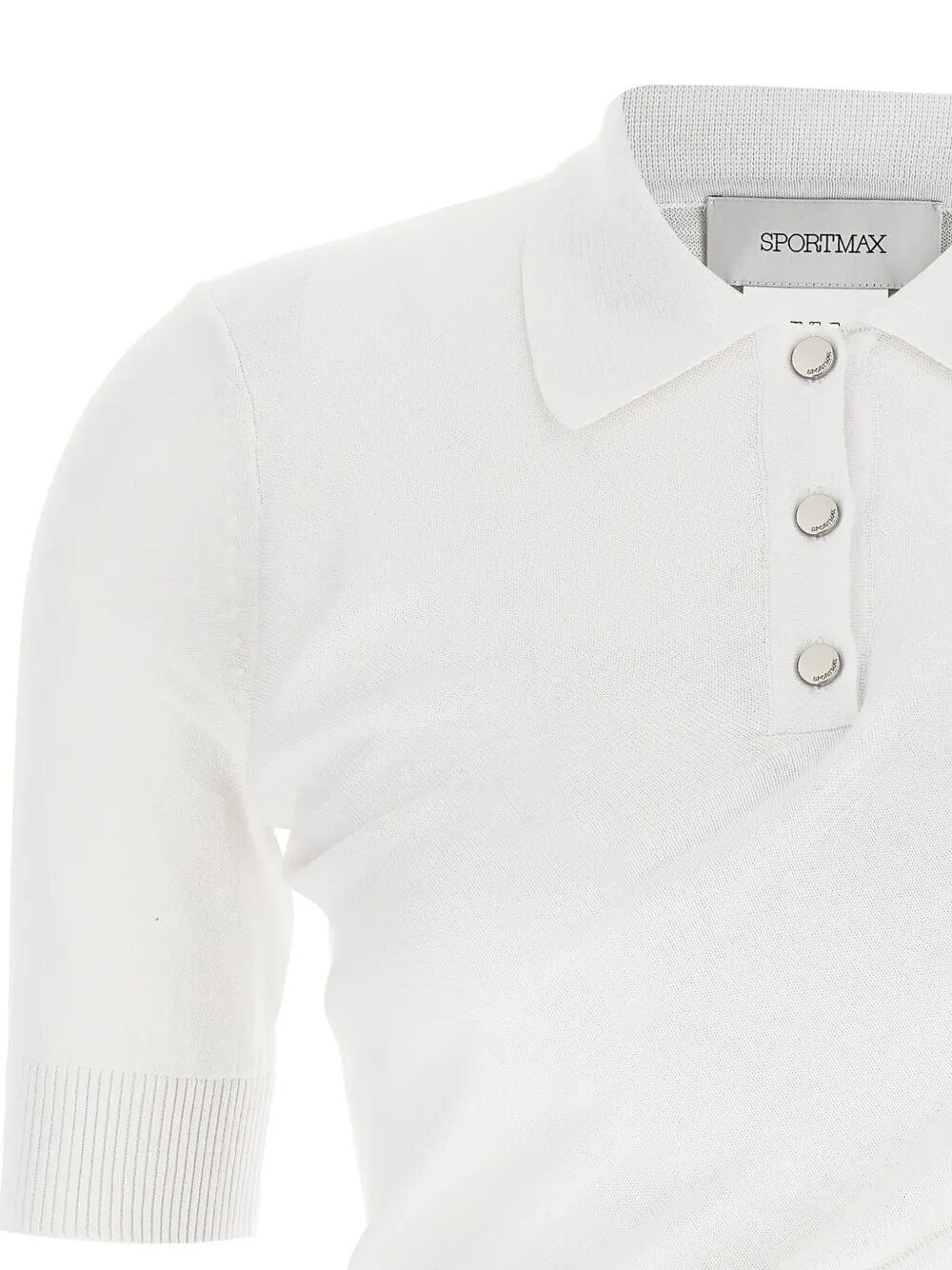 MAX MARA SPORTMAX Cropped Polo Shirt for Women - SS25