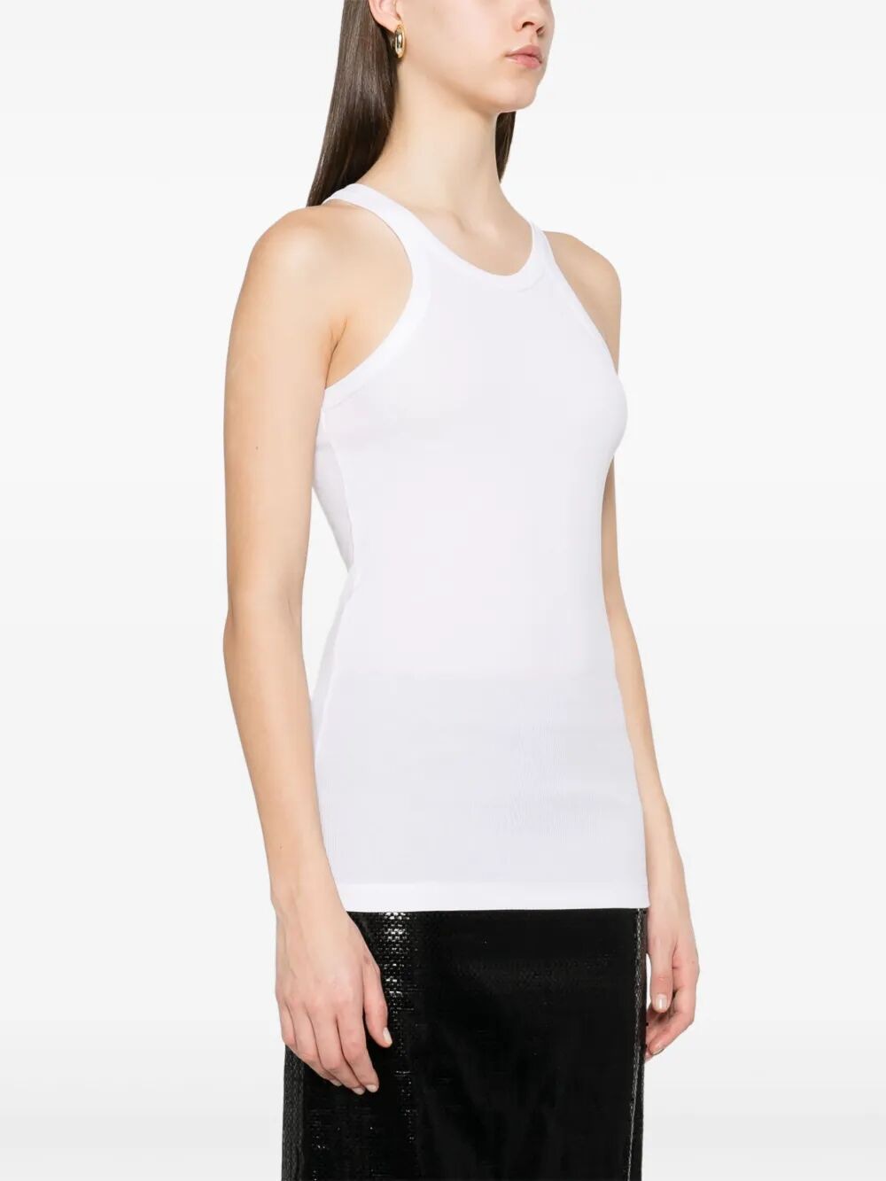 MAX MARA SPORTMAX Silk Cotton Mini Tank Top