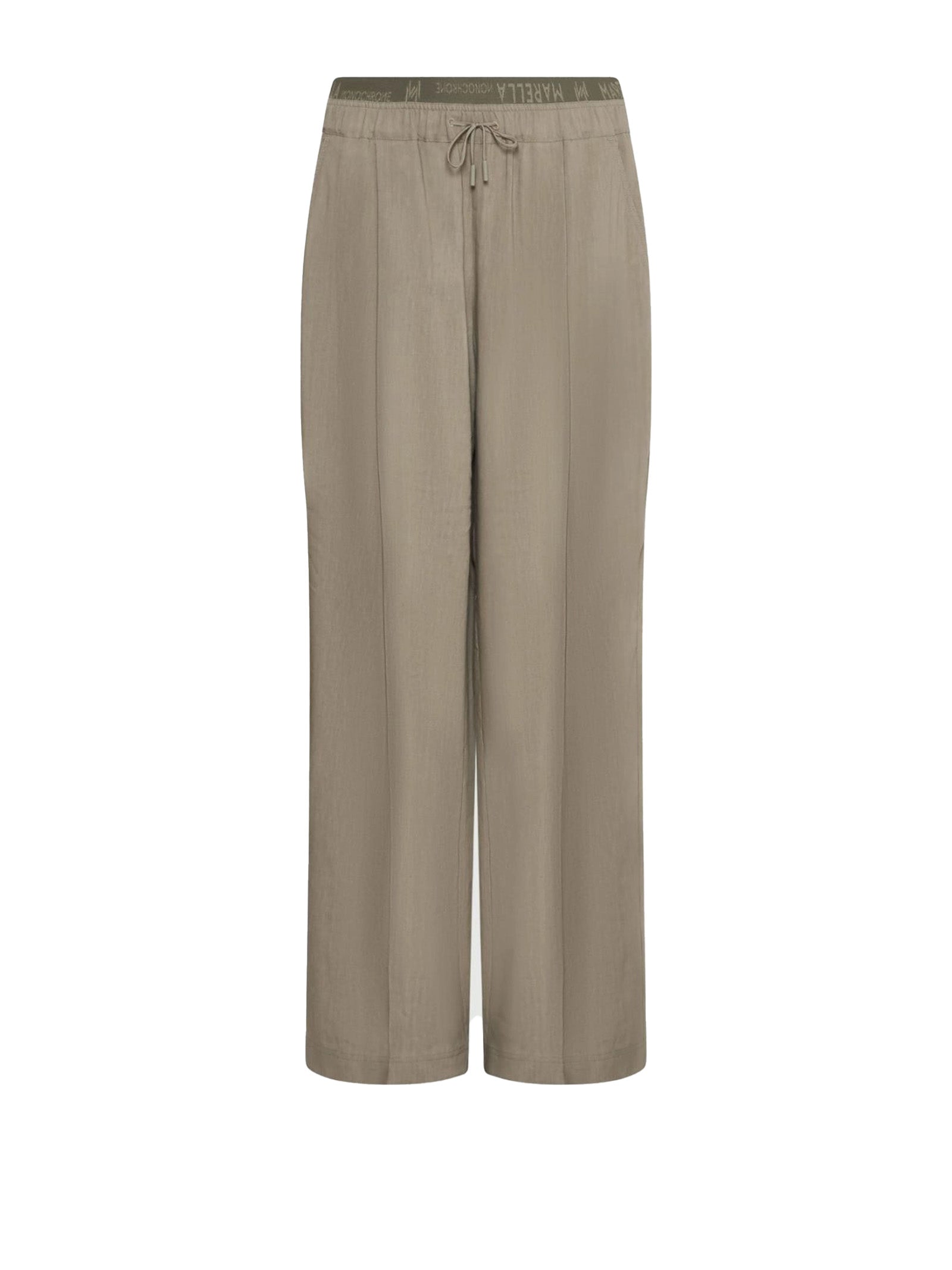MARELLA Viscose and Linen Trousers for Women