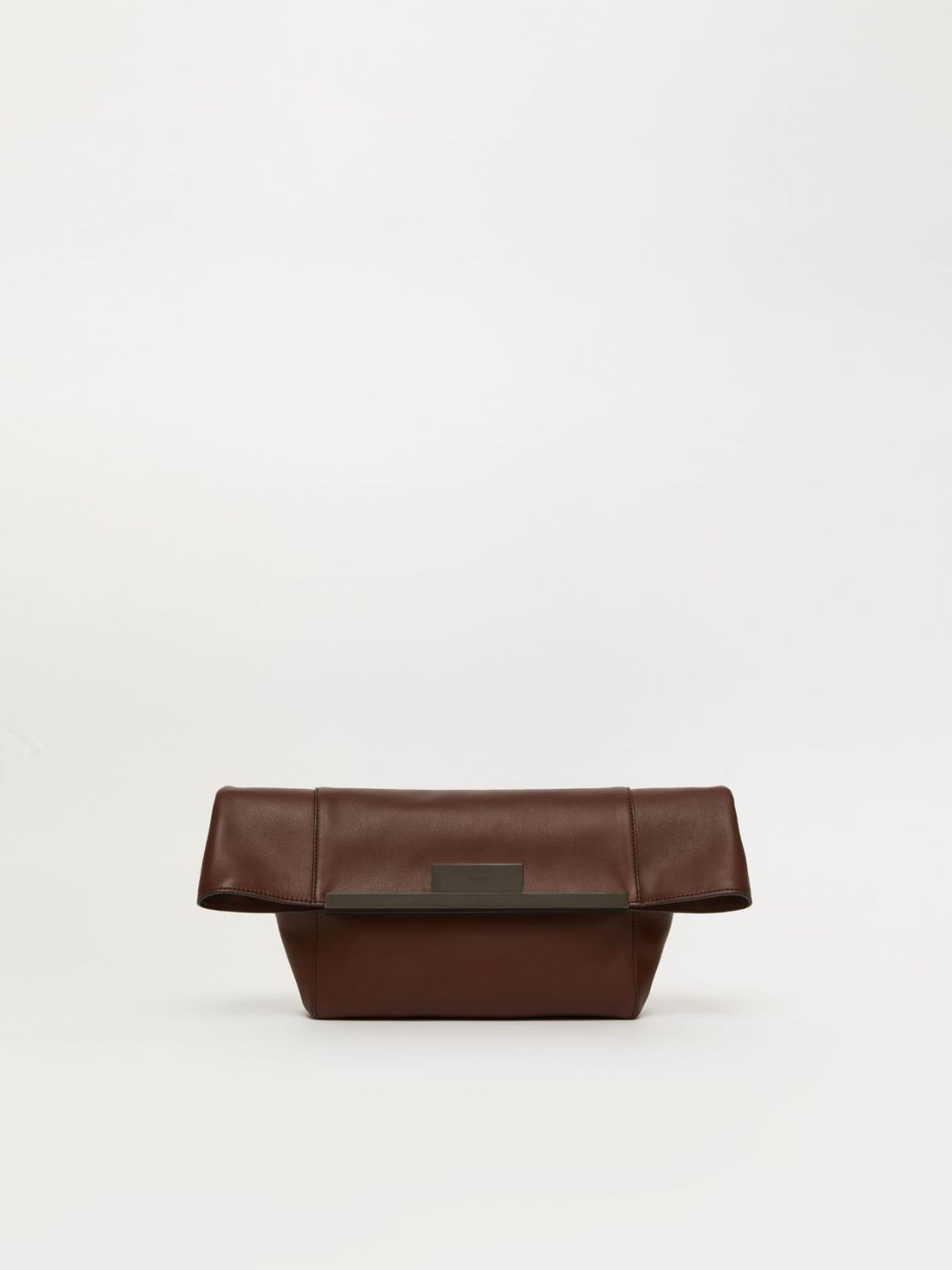 MAX MARA Mini Natural Leather Clutch Handbag