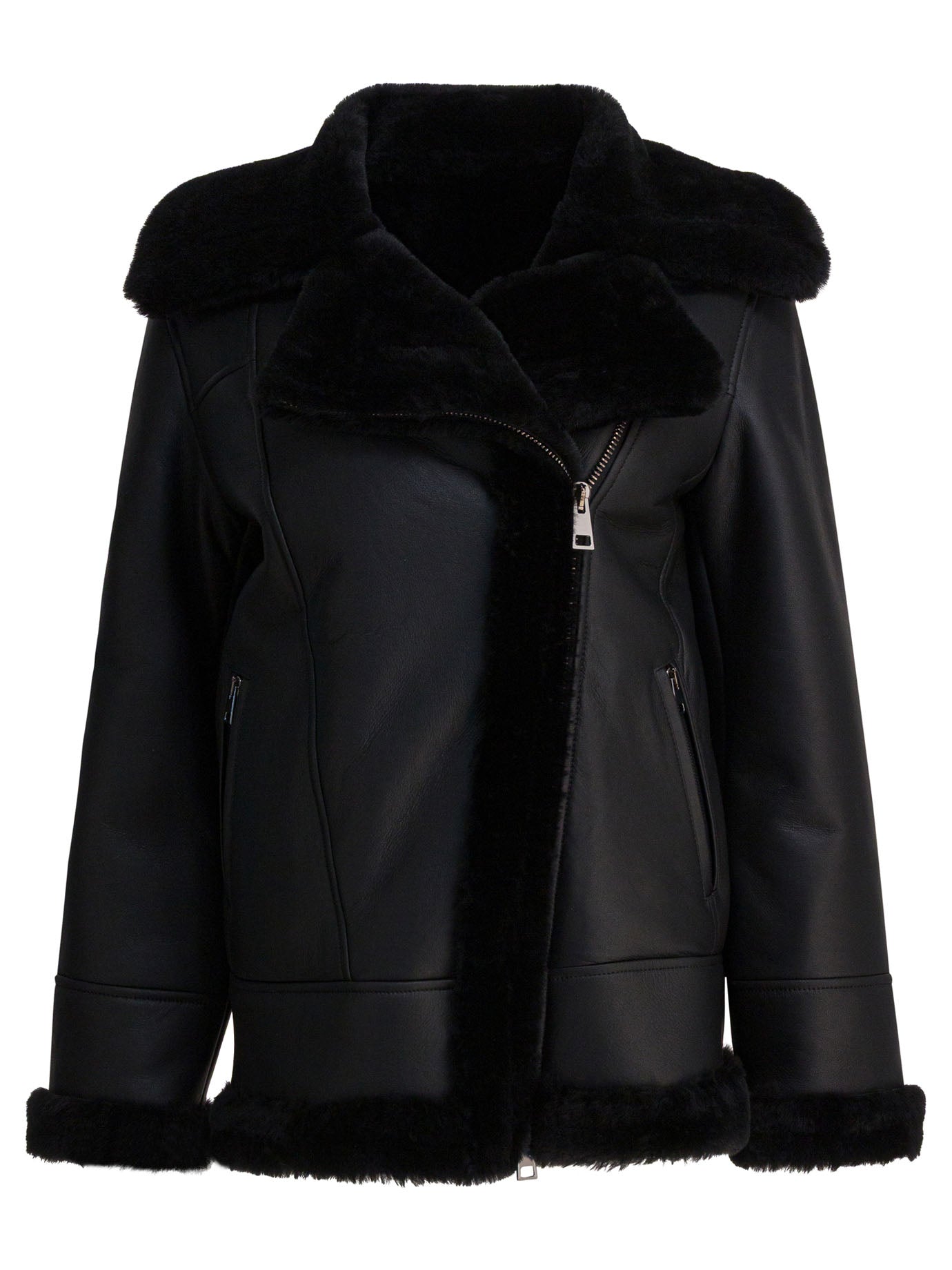 BLANCHA Stylish Shearling Jacket for Women - FW25 Collection