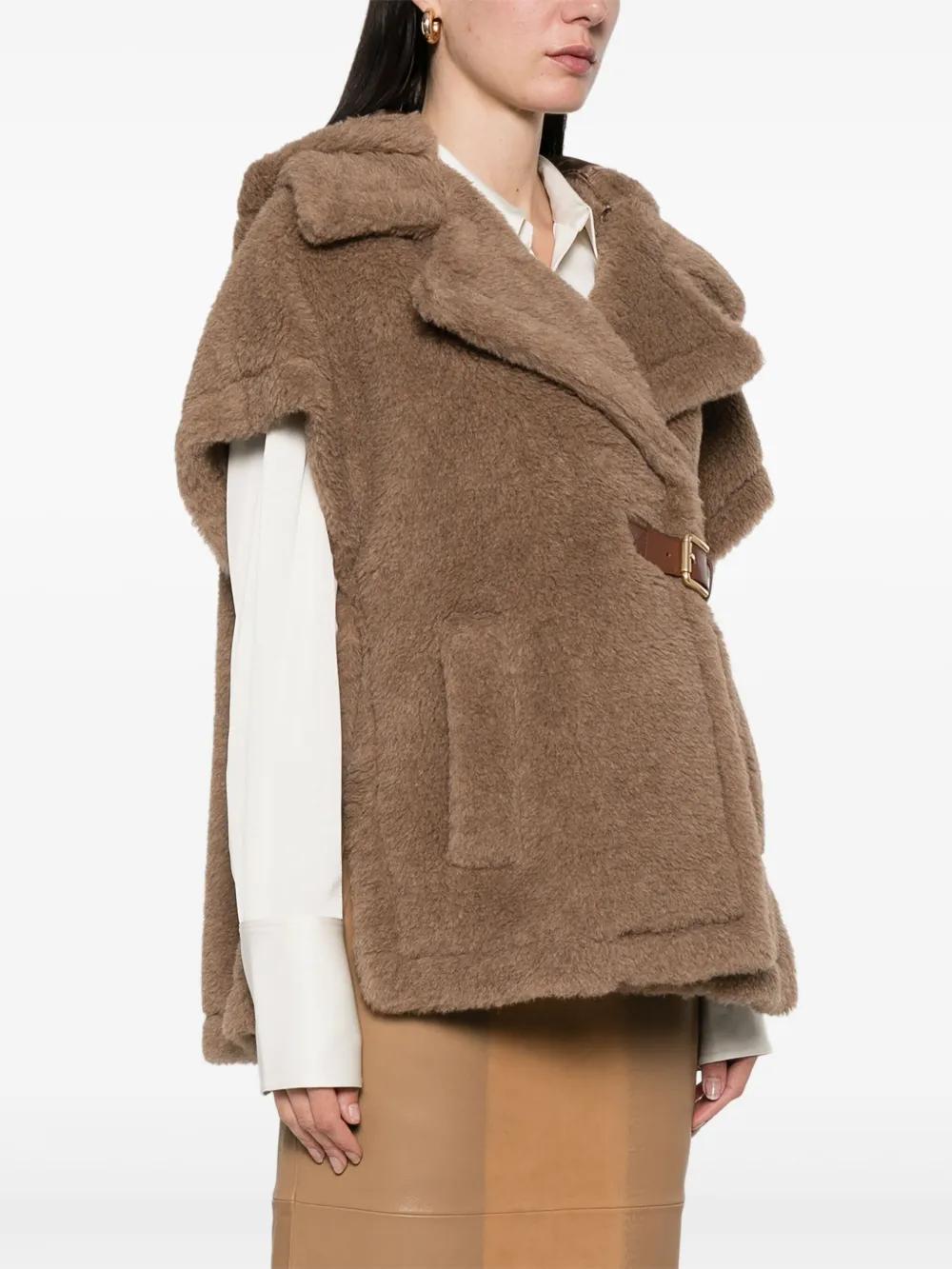 MAX MARA Teddy Cape Vest Size SM