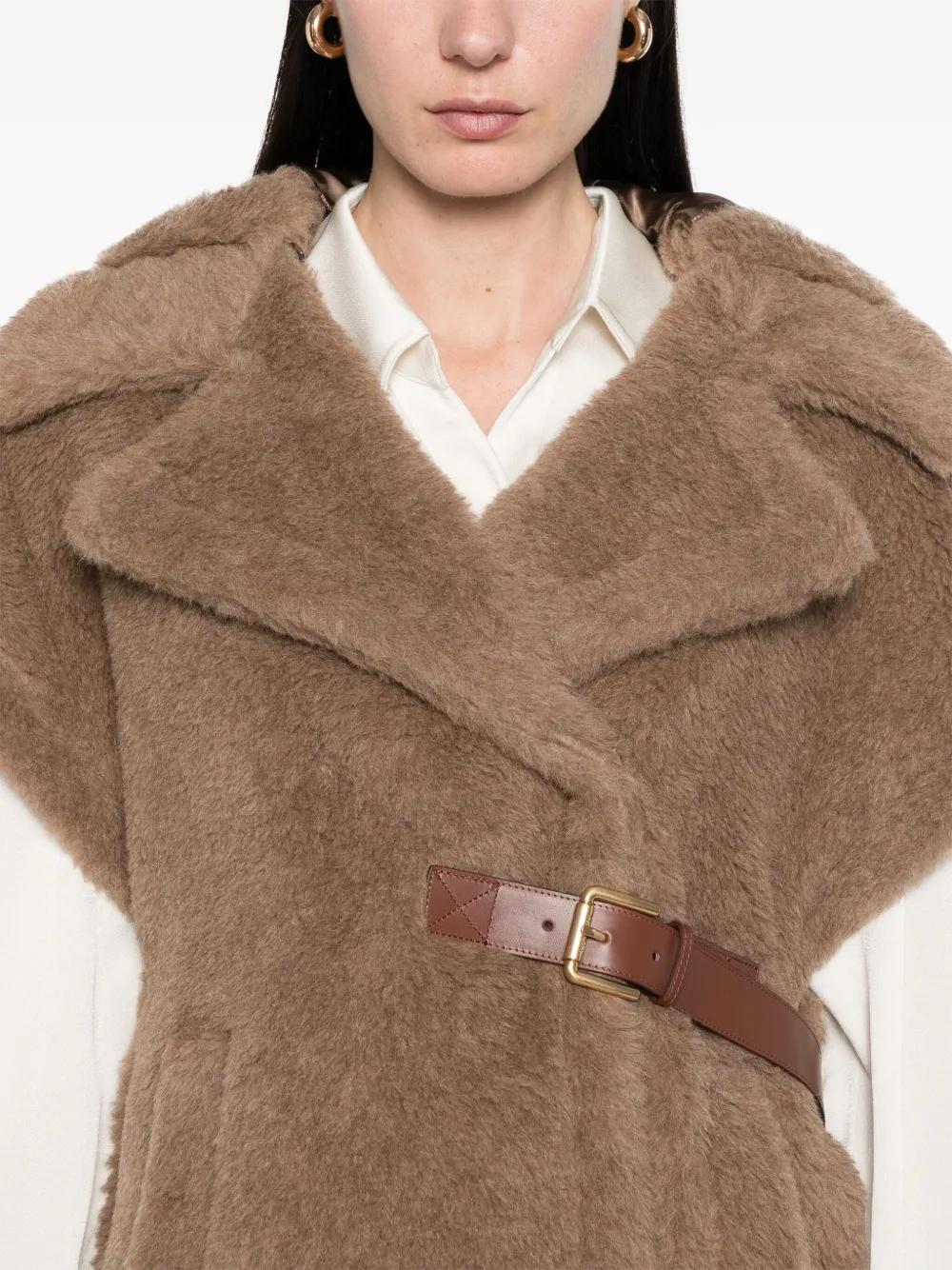 MAX MARA Teddy Cape Vest Size SM