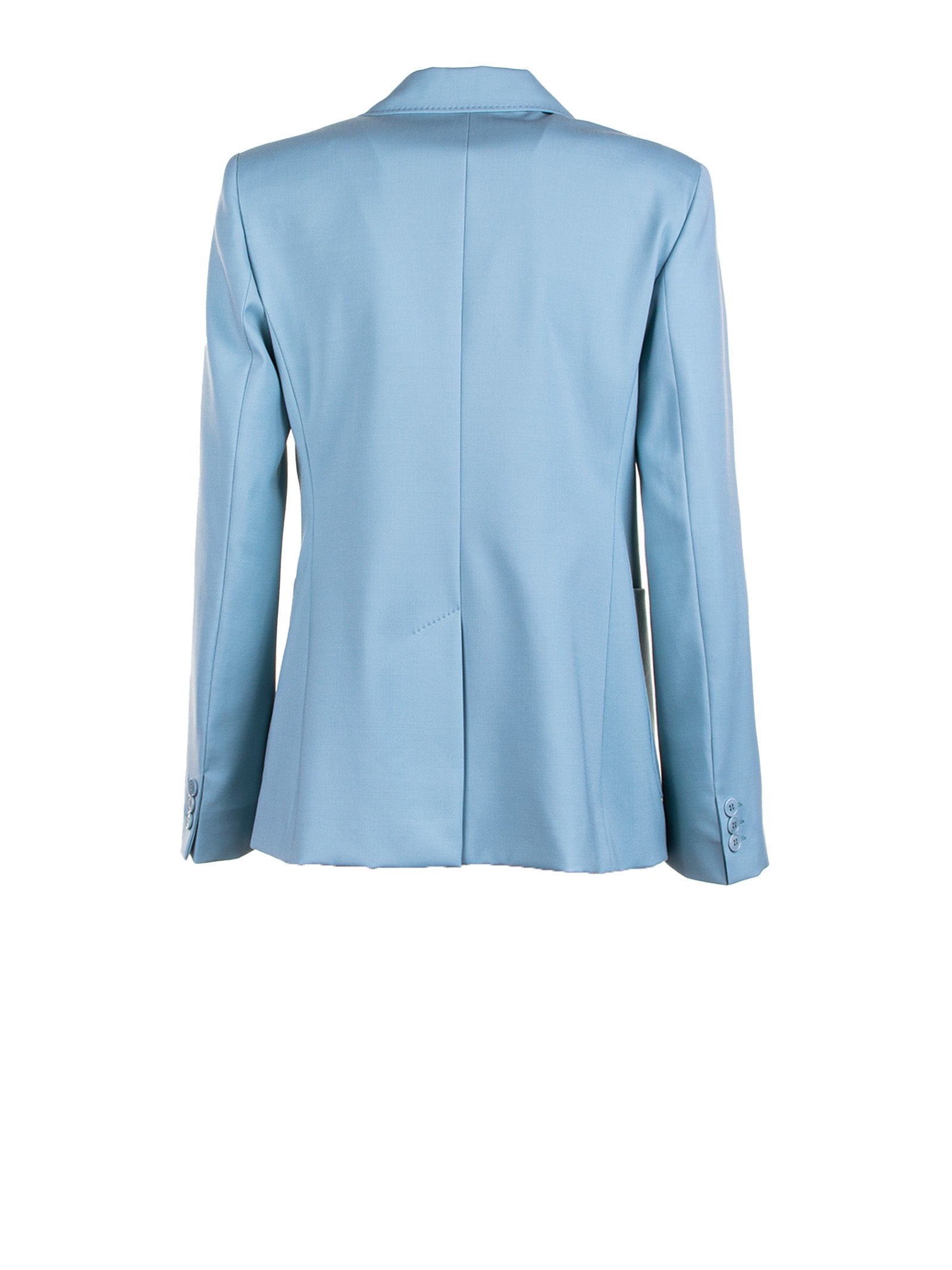 WEEKEND MAX MARA Double-Breasted Blazer in Stretch Wool Canvas for Women