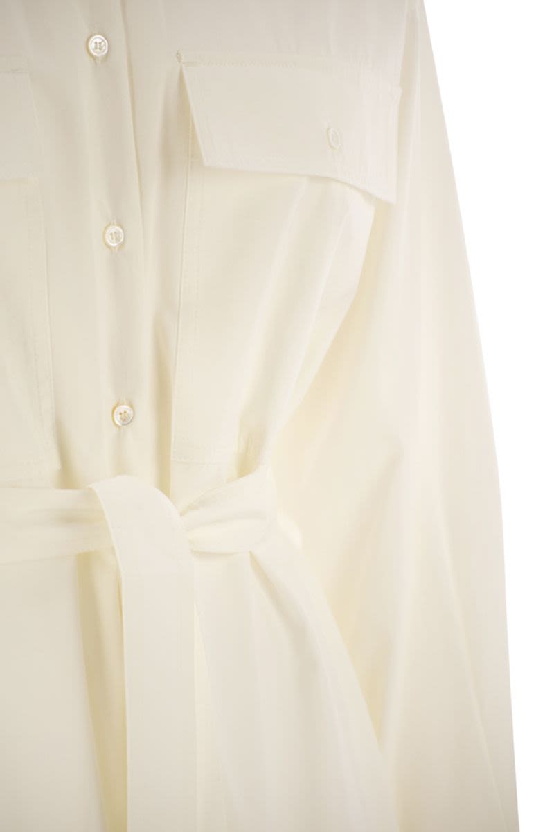 WEEKEND MAX MARA Mini Poplin Chemise Dress