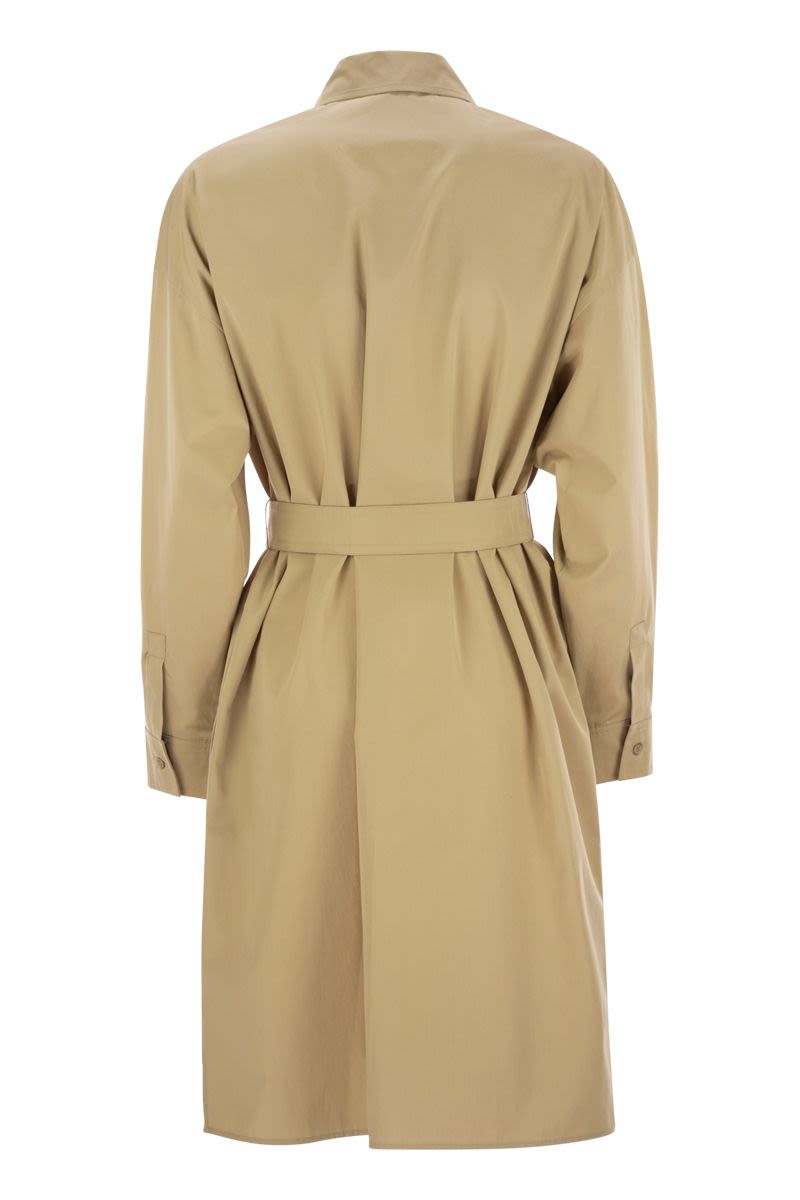 WEEKEND MAX MARA Classic Poplin Chemise Mini Dress