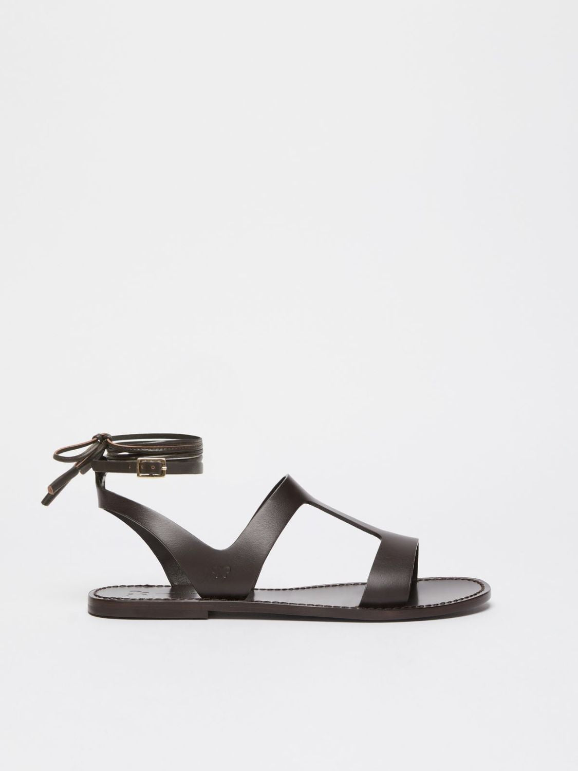 WEEKEND MAX MARA Elegant Leather Mini Sandals for Women