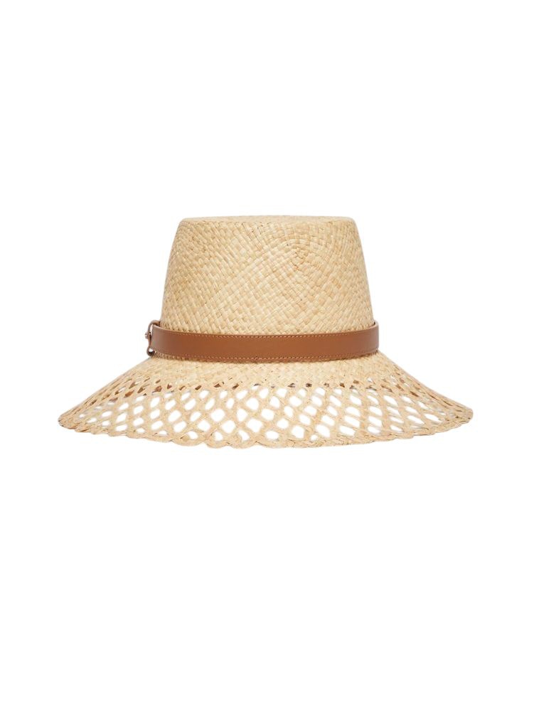 WEEKEND MAX MARA Stylish Raffia Cap for Women