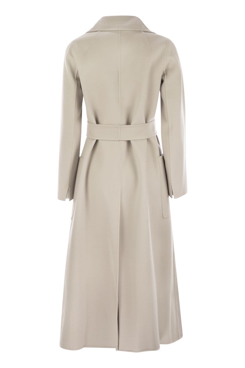 S MAX MARA Flared Midi Wool Dressing Gown Jacket