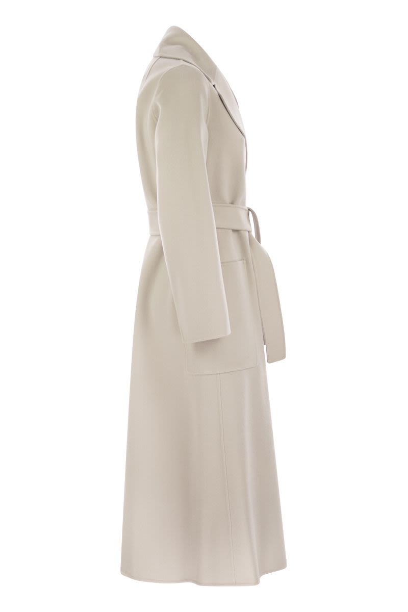 S MAX MARA Flared Midi Wool Dressing Gown Jacket