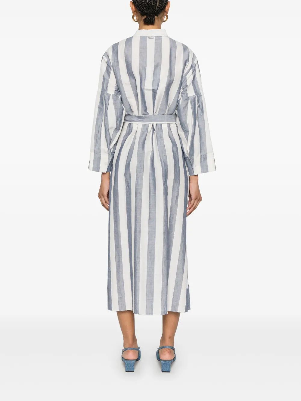 S MAX MARA Linen Utility Dress for Women - SS25